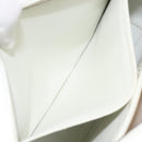 CHANEL Shoulder Bag Caviar Skin White CC Auth BA2340-22