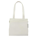 CHANEL Shoulder Bag Caviar Skin White CC Auth BA2340-2