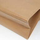 CHANEL Shoulder Bag Caviar Skin Beige Gold CC Auth BA2341-12