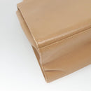 CHANEL Shoulder Bag Caviar Skin Beige Gold CC Auth BA2341-13