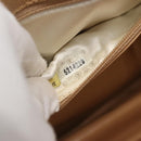 CHANEL Shoulder Bag Caviar Skin Beige Gold CC Auth BA2341-20