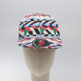 CHANEL Airline Cap Cotton Multicolor CC Auth BA2344 - 0