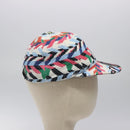 CHANEL Airline Cap Cotton Multicolor CC Auth BA2344-5