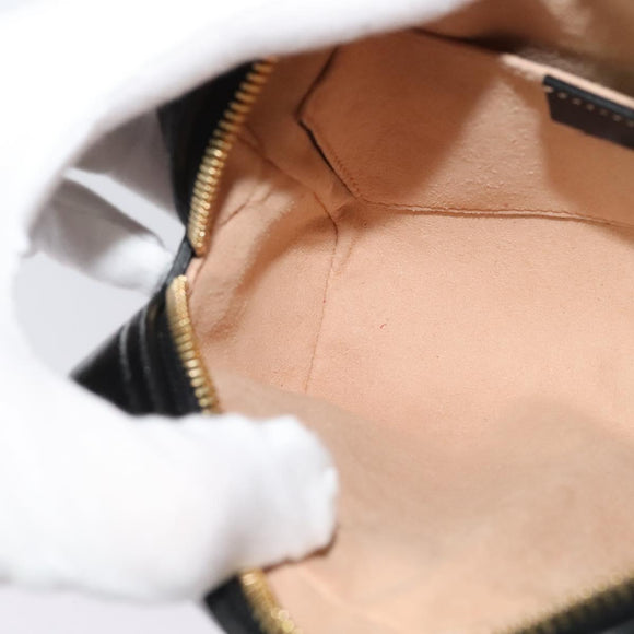 GUCCI Waist Bag Suede Red Gold 517076 Auth BA2345