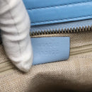 GUCCI Micro GG Canvas Guccissima Bag Leather Outlet Blue Gold 448241 Auth BA2347-12