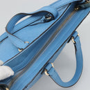 GUCCI Micro GG Canvas Guccissima Bag Leather Outlet Blue Gold 448241 Auth BA2347-6