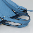 GUCCI Micro GG Canvas Guccissima Bag Leather Outlet Blue Gold 448241 Auth BA2347-7