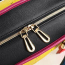 LOEWE Anagram Amazona 36 Hand Bag Leather Yellow Gold Auth BA2348M-18