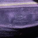 LOEWE Anagram Amazona 36 Hand Bag Leather Yellow Gold Auth BA2348M-19