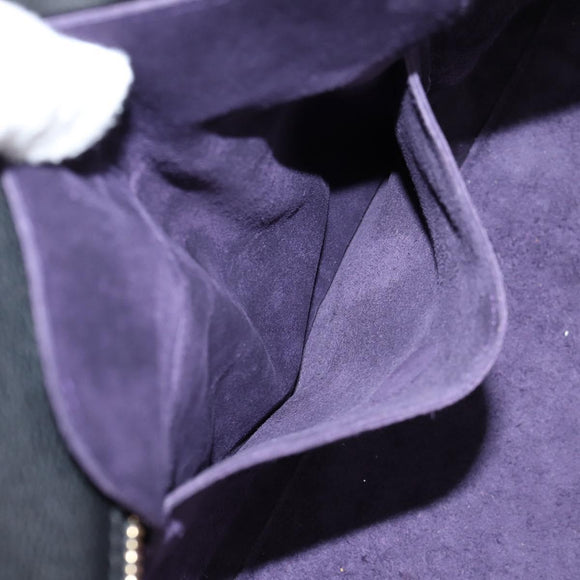 LOEWE Anagram Amazona 36 Hand Bag Leather Yellow Gold Auth BA2348M