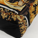 FENDI Zucca Canvas FENDACE Versace Collaboration Backpack Black Auth BA2349A-17