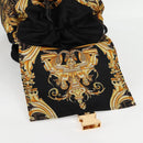 FENDI Zucca Canvas FENDACE Versace Collaboration Backpack Black Auth BA2349SAM-24