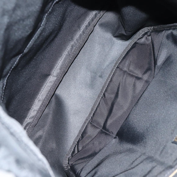 FENDI Zucca Canvas FENDACE Versace Collaboration Backpack Black Auth BA2349SAM