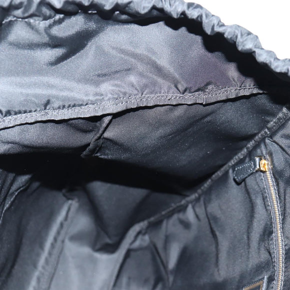 FENDI Zucca Canvas FENDACE Versace Collaboration Backpack Black Auth BA2349A