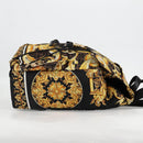 FENDI Zucca Canvas FENDACE Versace Collaboration Backpack Black Auth BA2349A-4