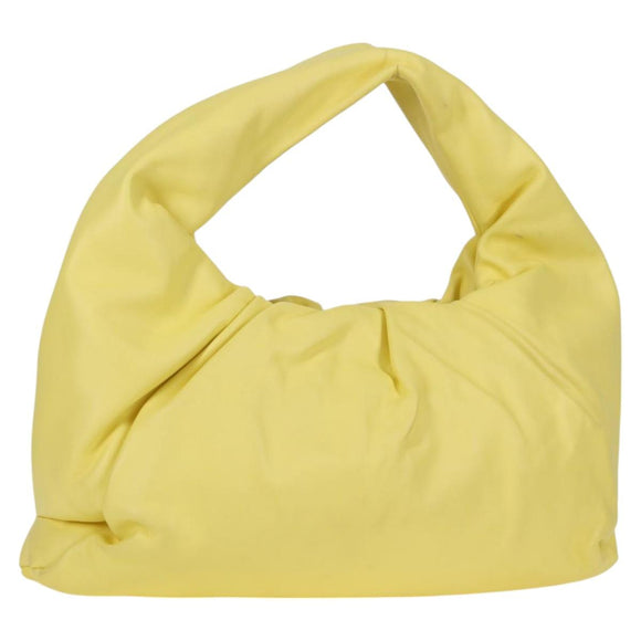 BOTTEGAVENETA The Shoulder Pouch Shoulder Bag Leather Yellow 610524 Auth BA2351M