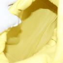 BOTTEGAVENETA The Shoulder Pouch Shoulder Bag Leather Yellow 610524 Auth BA2351M-17