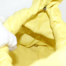 BOTTEGAVENETA The Shoulder Pouch Shoulder Bag Leather Yellow 610524 Auth BA2351M-18
