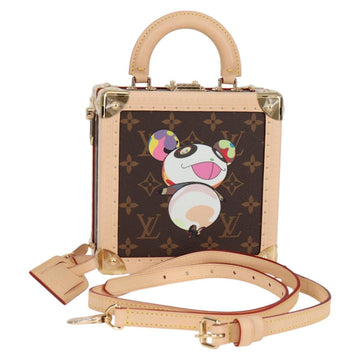 LOUIS VUITTON Monogram Panda LV × TM Mini Square Trunk Bag M13127 Auth BA2353SM