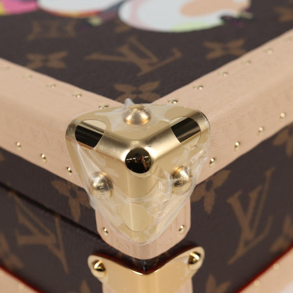 LOUIS VUITTON Monogram Panda LV × TM Mini Square Trunk Bag M13127 Auth BA2353SM