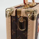 LOUIS VUITTON Monogram Panda LV × TM Mini Square Trunk Bag M13127 Auth BA2353SM-18