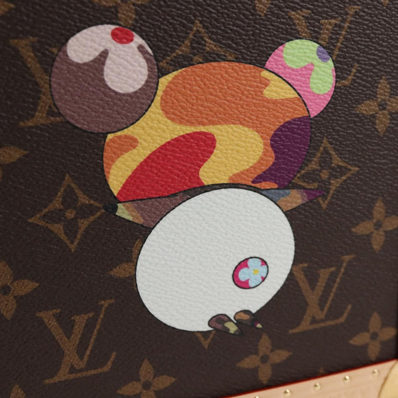 LOUIS VUITTON Monogram Panda LV × TM Mini Square Trunk Bag M13127 Auth BA2353SM