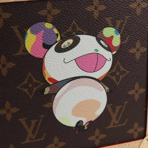 LOUIS VUITTON Monogram Panda LV × TM Mini Square Trunk Bag M13127 Auth BA2353SM