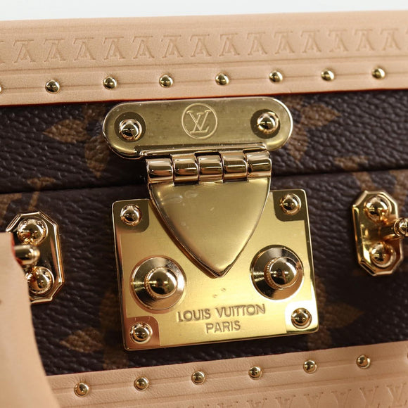 LOUIS VUITTON Monogram Panda LV × TM Mini Square Trunk Bag M13127 Auth BA2353SM