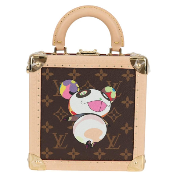 LOUIS VUITTON Monogram Panda LV × TM Mini Square Trunk Bag M13127 Auth BA2353SM