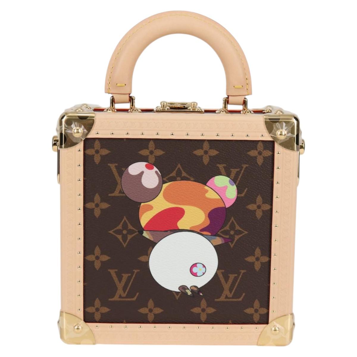 LOUIS VUITTON Monogram Panda LV × TM Mini Square Trunk Bag M13127
