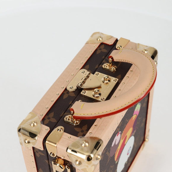 LOUIS VUITTON Monogram Panda LV × TM Mini Square Trunk Bag M13127 Auth BA2353SM