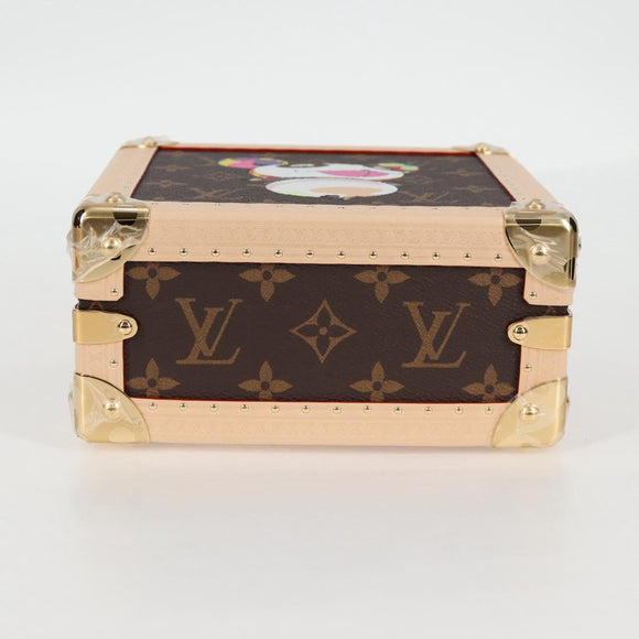 LOUIS VUITTON Monogram Panda LV × TM Mini Square Trunk Bag M13127 Auth BA2353SM