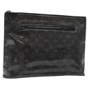 LOUIS VUITTON Eclipse Glaze Pochette Cosmos Clutch Bag M63373 LV Auth BA2380-1