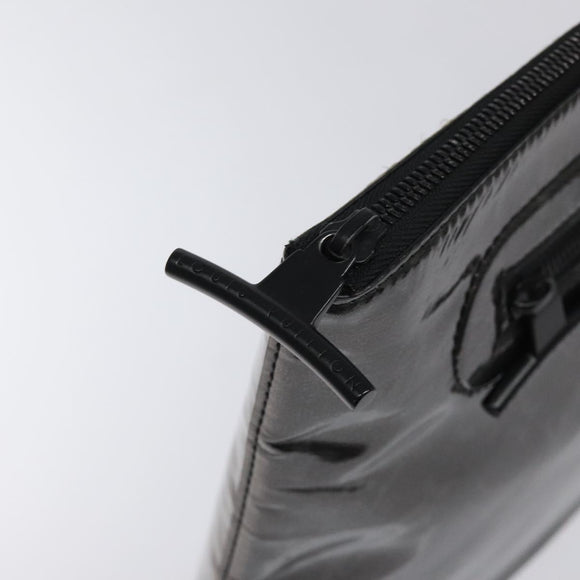 LOUIS VUITTON Eclipse Glaze Pochette Cosmos Clutch Bag M63373 LV Auth BA2380