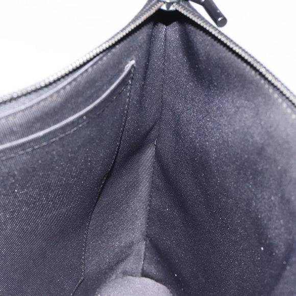 LOUIS VUITTON Eclipse Glaze Pochette Cosmos Clutch Bag M63373 LV Auth BA2380