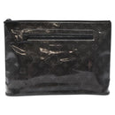 LOUIS VUITTON Eclipse Glaze Pochette Cosmos Clutch Bag M63373 LV Auth BA2380-13