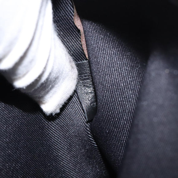 LOUIS VUITTON Eclipse Glaze Pochette Cosmos Clutch Bag M63373 LV Auth BA2380