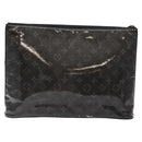LOUIS VUITTON Eclipse Glaze Pochette Cosmos Clutch Bag M63373 LV Auth BA2380-2