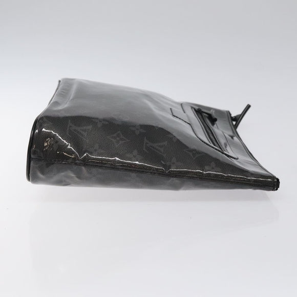 LOUIS VUITTON Eclipse Glaze Pochette Cosmos Clutch Bag M63373 LV Auth BA2380