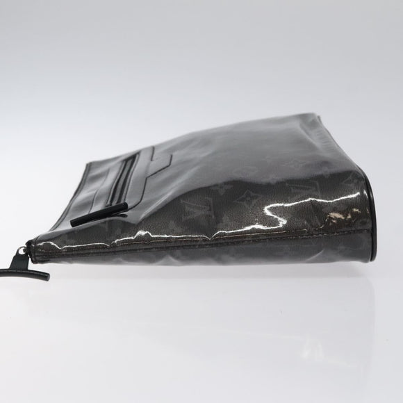 LOUIS VUITTON Eclipse Glaze Pochette Cosmos Clutch Bag M63373 LV Auth BA2380