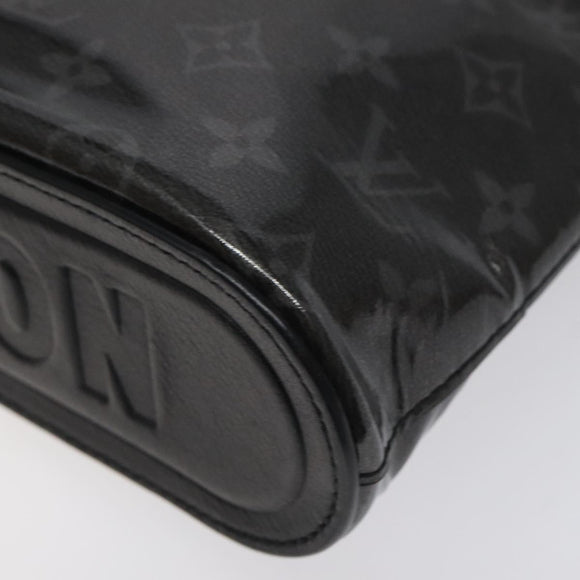 LOUIS VUITTON Eclipse Glaze Pochette Cosmos Clutch Bag M63373 LV Auth BA2380