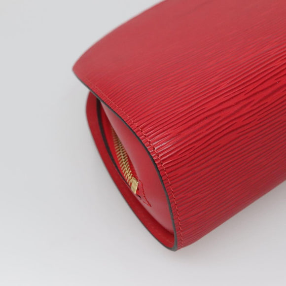 LOUIS VUITTON Epi Dauphine MM Pouch Red M48457 LV Auth BA2387