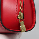 LOUIS VUITTON Epi Dauphine MM Pouch Red M48457 LV Auth BA2387-8