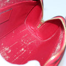 LOUIS VUITTON Epi Dauphine MM Pouch Red M48457 LV Auth BA2387-17