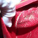 LOUIS VUITTON Epi Dauphine MM Pouch Red M48457 LV Auth BA2387-12