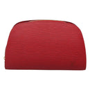 LOUIS VUITTON Epi Dauphine MM Pouch Red M48457 LV Auth BA2387-13