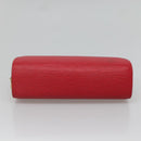 LOUIS VUITTON Epi Dauphine MM Pouch Red M48457 LV Auth BA2387-6