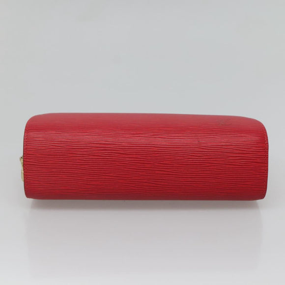 LOUIS VUITTON Epi Dauphine MM Pouch Red M48457 LV Auth BA2387