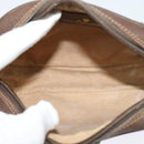 GUCCI GG Supreme Web Sherry Line Bag PVC Beige Gold Red 89 02 066 Auth BA2391-11