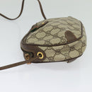 GUCCI GG Supreme Web Sherry Line Bag PVC Beige Gold Red 89 02 066 Auth BA2391-3